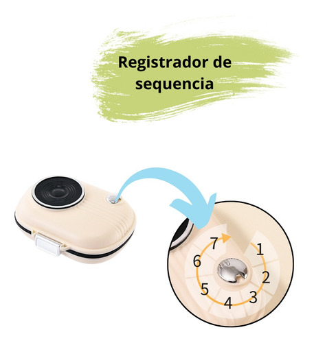 Porta Comprimidos Semanal Genérica 7 Compartimentos