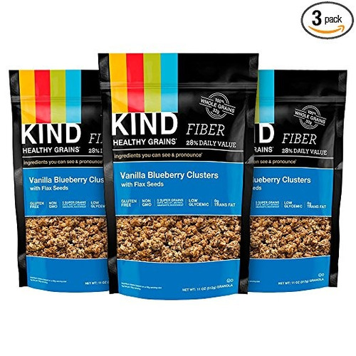 Tipo Saludables Granos Granola Clusters, Vainilla Arándano C