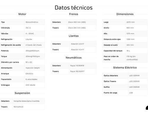 Beta Zontes X 310 2 0km Con Baules (no Trk 390 Voge Dominar)