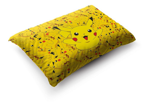 Imagen 4 de 5 de Funda De Almohada Pikachu Pokémon 70x45cm Vudú Love