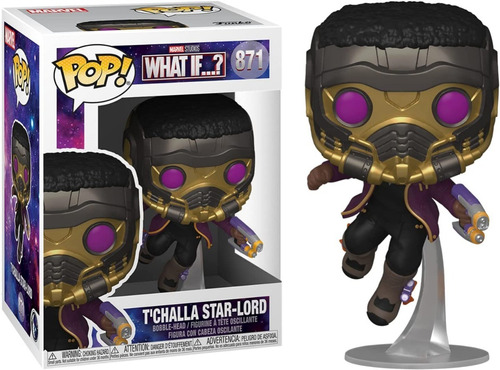 Funko Pop Vinyl Marvel - What If...? - Tchalla Star-lord