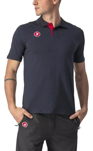 Camisa Polo Casual Castelli Men Race Day