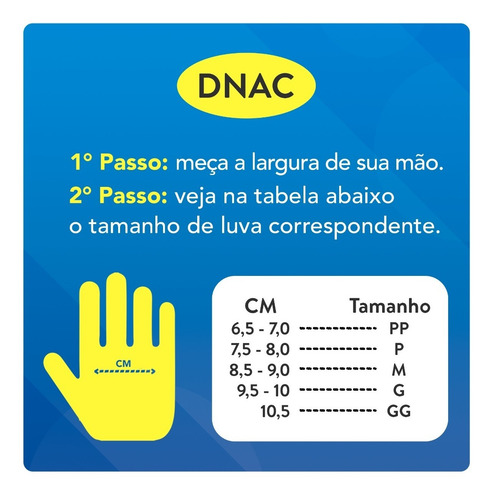 Imagem 4 de 6 de Luva Látex Procedimento Descartável Pp P M G - Caixa C/ 100