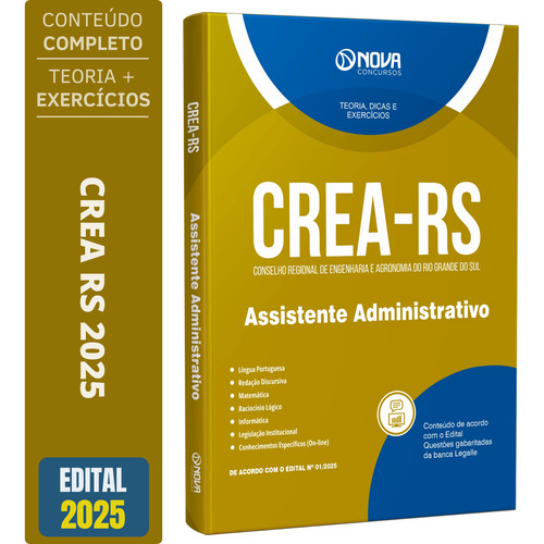 Apostila Concurso Crea Rs - Assistente Administrativo