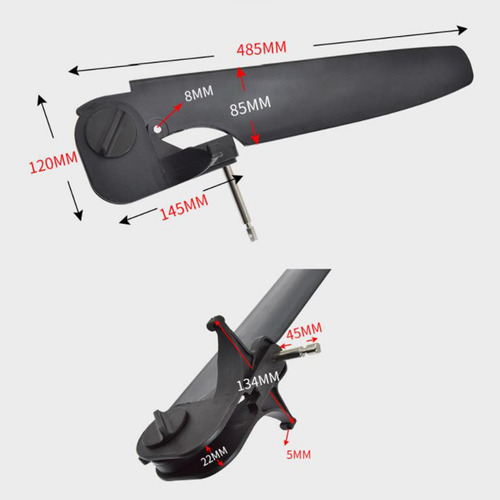 2×kayak Barco Timón De Dirección Ajustable Piezas De