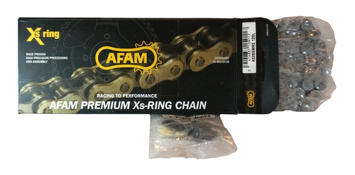 Cadena De Arrastre Afam 520 X 120 Gris Xs-ring Hasta 900cc