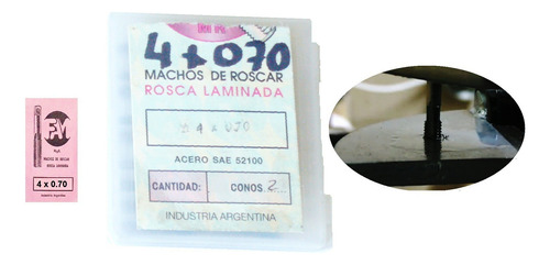 Macho Roscar Fam M 4 X 0,70 Rosca Laminada C2   