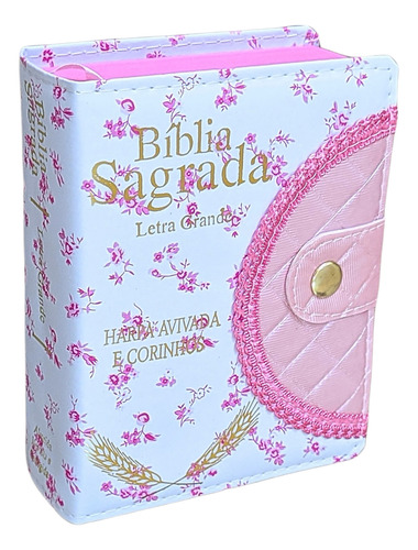 Bíblia Sagrada Com Harpa Avivada E Corinhos Feminina - Arc Modelo Carteira