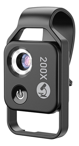 Lente De Microscópio Com Lente Profissional 200x, Telefone D