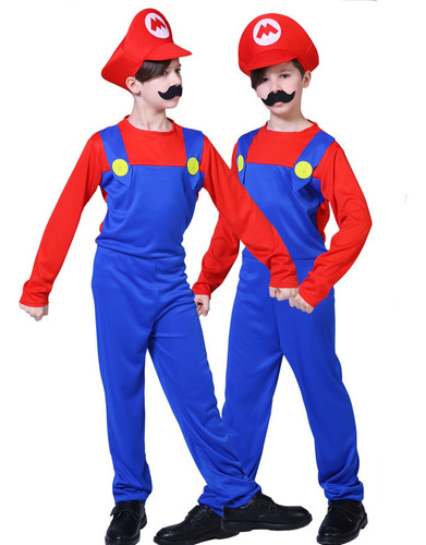 Disfraz De Super Mario Bross Y Luigi Para Niños .