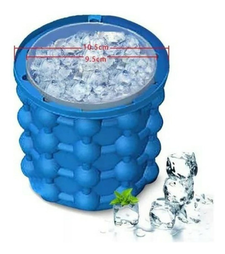 Cubeta Contenedor De Hielos De Silicona Ice Cube 120 Hielos