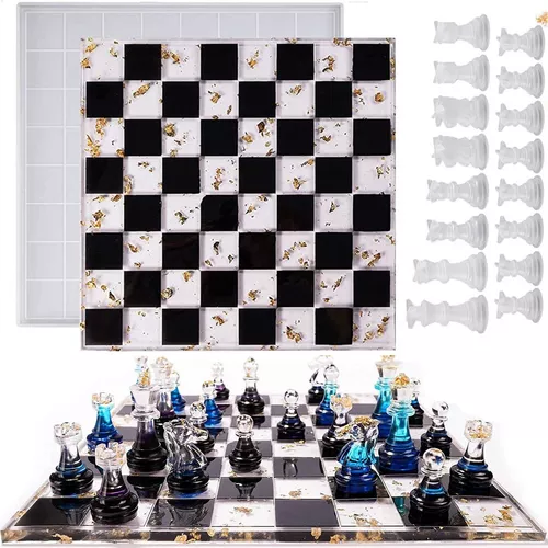 Tabuleiros de Xadrez Criativos  Chess board, Diy chess set, 3d