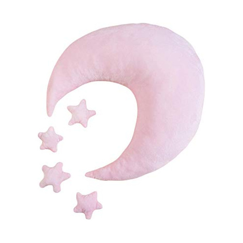 Eurobuy Juego De Almohada De Luna Y Estrella Para Bebé, 1+4