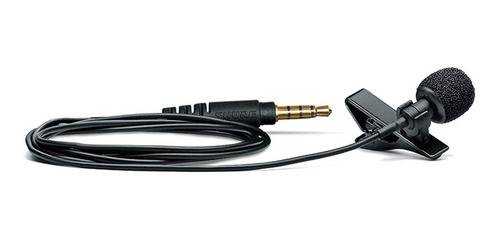 Micrófono Corbatero Shure Mvl Motiv Miniplug Omnidireccional Negro