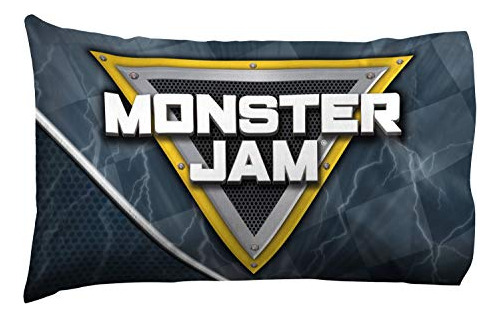 Jay Franco Monster Jam Slash 1 Funda De Almohada Indivi...