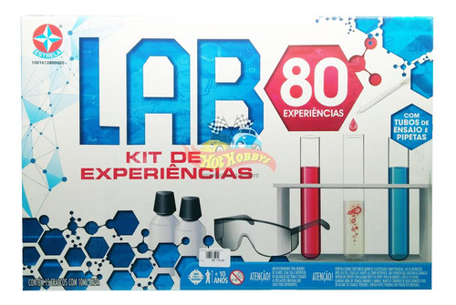 Jogo De Experiências Lab 80 - Estrela | 80 Experiências