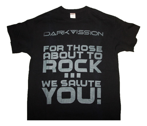 Gusanobass Playera Usada Metal Dark Vision Music Shop