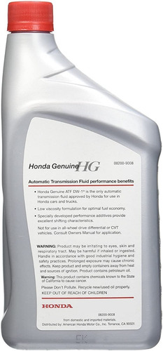 Aceite Honda Atf Dw-1 Original Caja Automática Somos Tienda