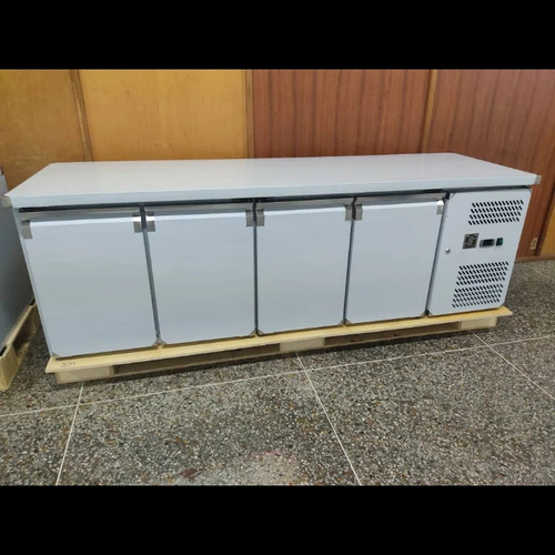 Mesa Refrigerada Marca Senzani 4 Puertas De Acero 