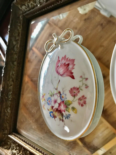 Par De Placas Cuadritos De Porcelana Verbano