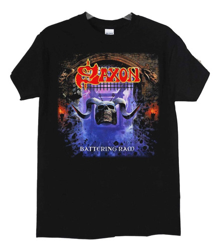 Polera Saxon Battering Ram Metal Abominatron