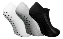 Comprar Media Antideslizante Pilates Yoga Soquete Algodon Ctf Pack 3