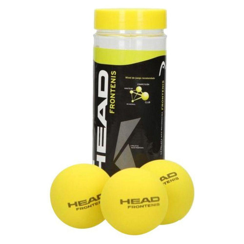 Tubo De Pelotas Fronton Head Amarillo