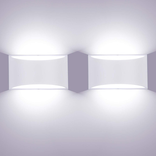 Lightess Lampara Pared Led Regulable 12 W Interior Sala Frio