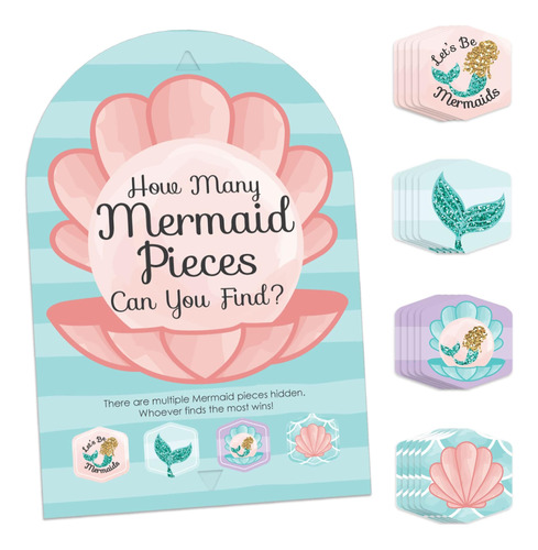 Big Dot Of Lets Be Mermaids - Búsqueda Del Tesoro Para Baby