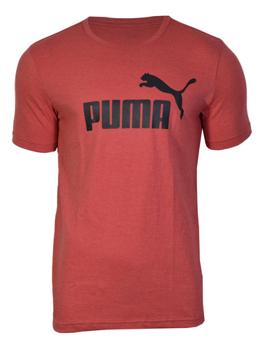 Remera Puma Essentilas Heather Adp Hombre For All Time Red