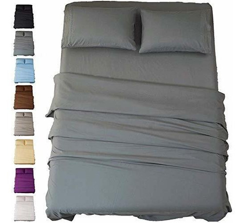 Sonoro Kate La Hoja De Cama Super Suave Microfibra 1800 Hilo