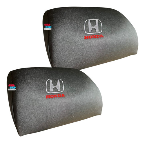 Par De Cojines Almohadillas Logo Honda Civic Coupe 2019 Plateado