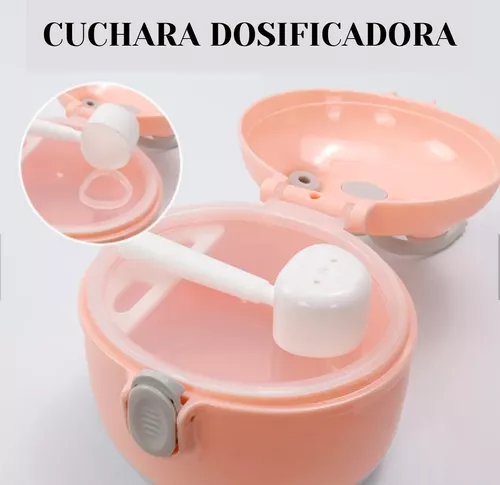 Dosificador Leche en Polvo/Cereales Rosa - Tu tienda de bebés