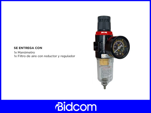 Regulador De Aire Con Manómetro Presión De Aire Constante