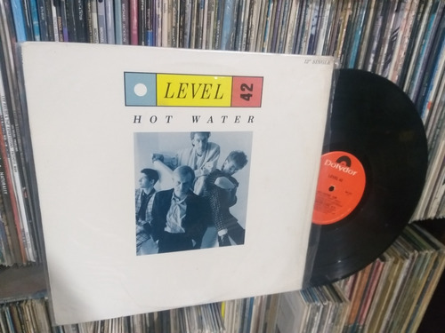 Level 42 Hot Water Vinilo Maxi 12 1986 Us Synth Pop New Wave