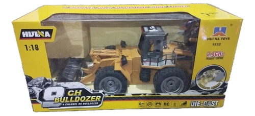 Bulldozer - Cargador Huina 1532  1:18 Control Remoto