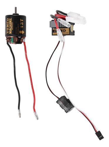 Motor Cepillado 320a Esc + 540 13t Para Coche 1/10 Rc Axial