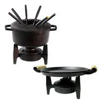 Comprar Kit Fondue Alcool Completo + Bifeteira 2 Alças + Fogareiro
