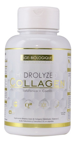 Colageno Hidrolizado Age Biologique 60cap Hialuronico Q10