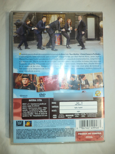 How I Met Your Mother (cómo Conocí A Tu Madre). Temporada 5 (Usado)