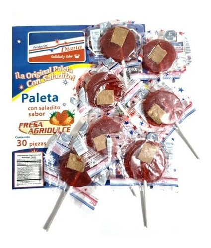 Paleta Dulce Con Saladito Sabor Agridulce Producto Diana