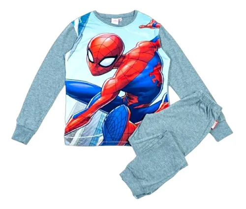 Pijamas Niños Manga Larga Spiderman Marvel Original