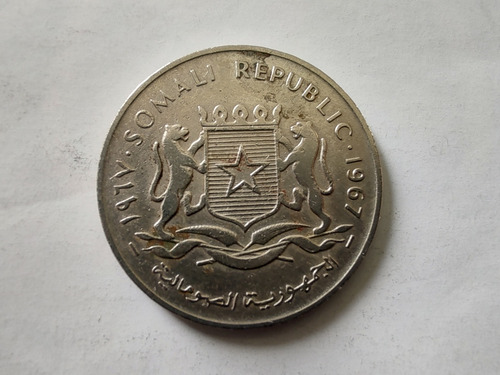 Moneda Somalia 1 Scellino 1967 Escudo (x142