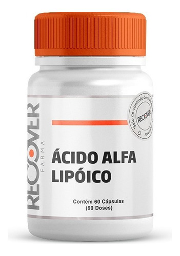 Ácido Alfa Lipóico 300 Mg - 60 Cápsulas (60 Doses) Sabor Natural