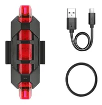 Comprar Luz Posterior Recargable Para Bicicleta