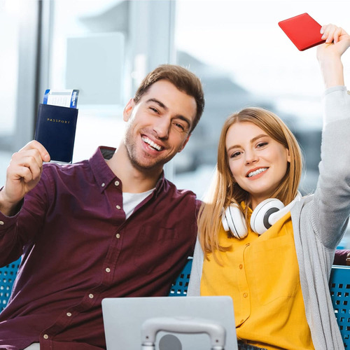 2 Fundas Frienda, Para Pasaporte, Viaje, Tarjetero Y Bolsa