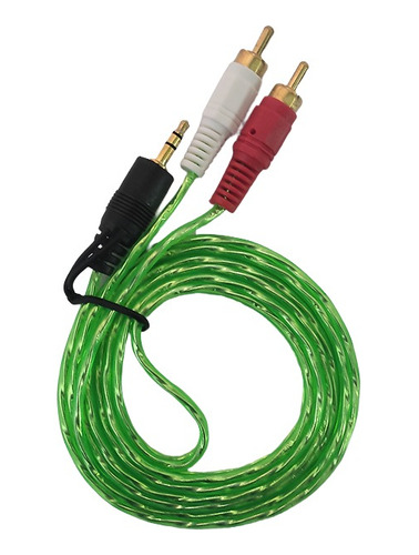 Cable Audio Auxiliar Sonido Plug 3.5mm A Rca Al Mayor (x 10)