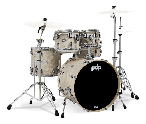 Batería Acústica Concept Maple 5 Pdcm2215wh-ti Pacifi Color Color Beige