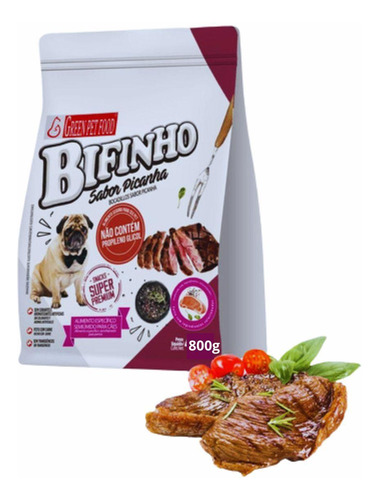 Bifinho Petisco Para Cães Sabor Picanha 800g Green Pet Food