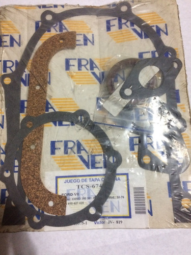 Empacadura Tapa Cadena Ford 330md 332 352 360 390 427 428 